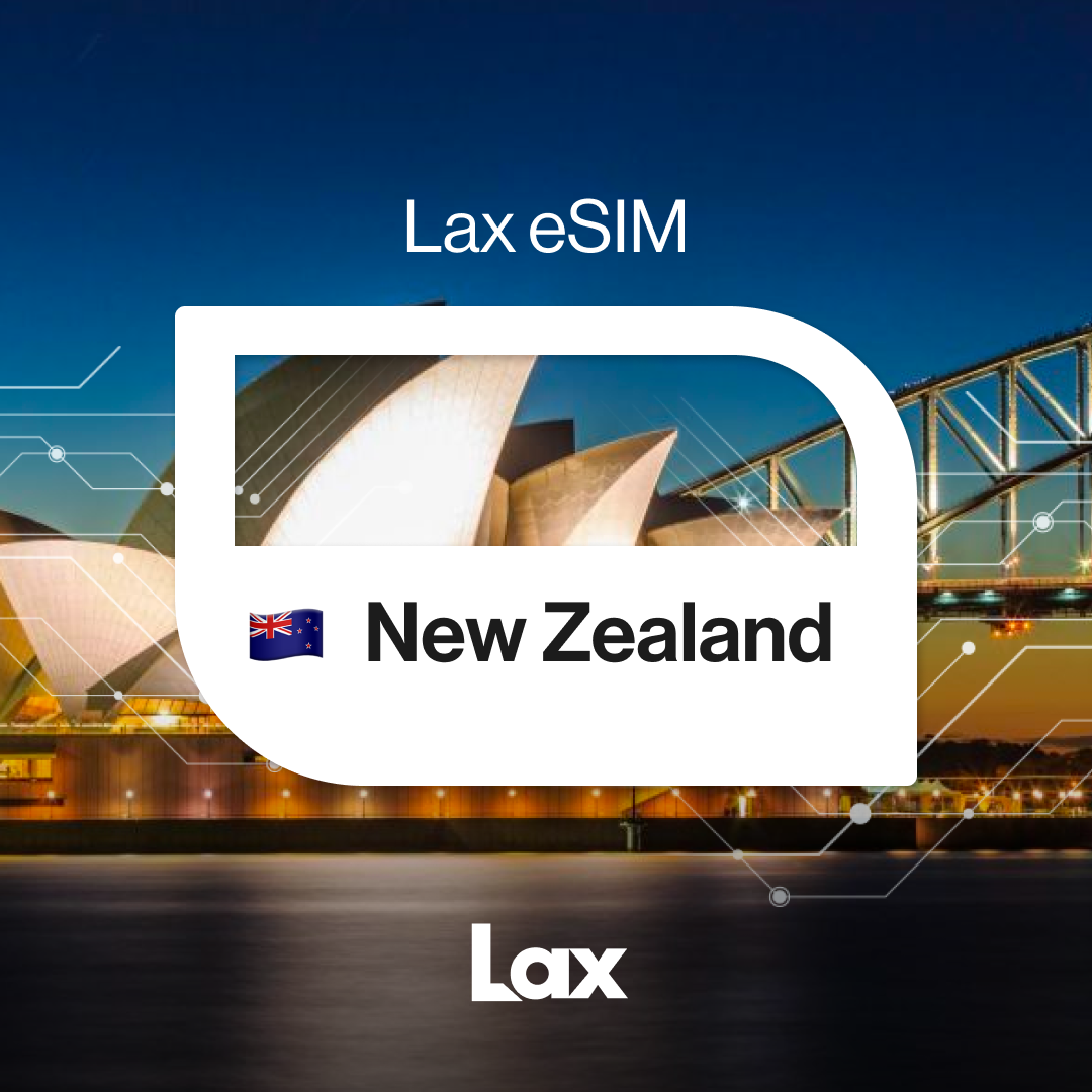 Lax Travel eSIM New Zealand